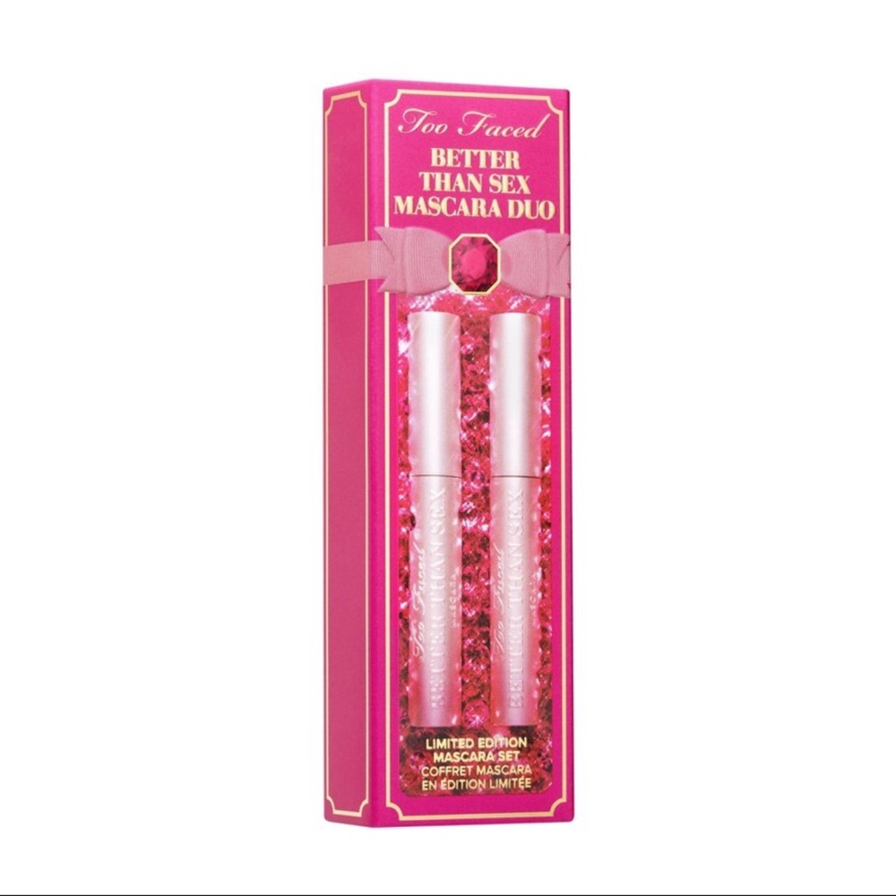 Too Faced Better Than Sex Mascara Duo Set Full Size 2pc Limited Edition - Picture 2 of 6